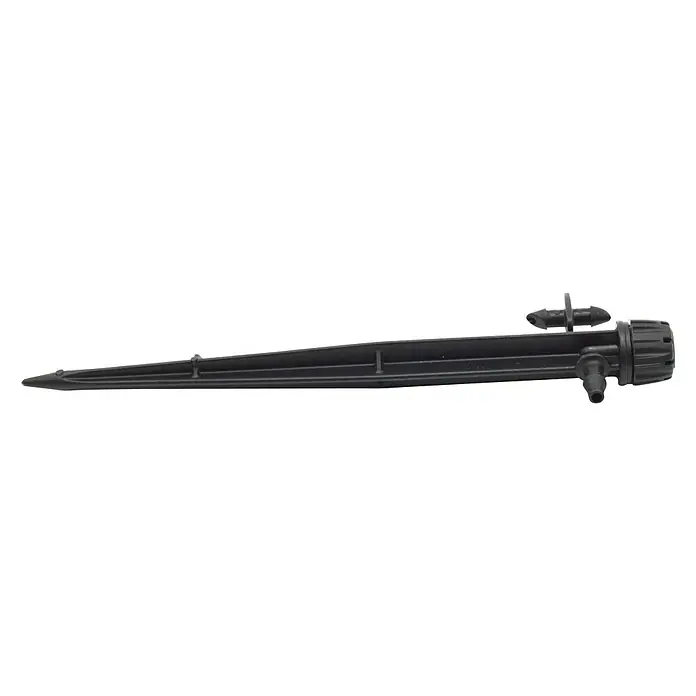 Gotero lineal con regulador y estaca - 25 ud., Caudal de agua máx.: 70 l/h - Vista frontal