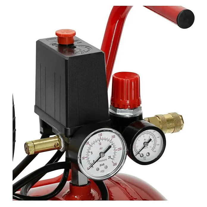 Herkules Kompressor-Set BAUHAUS-Edition - 2,2 kW, 10 bar, 2.850 U/min - Detailaufnahme