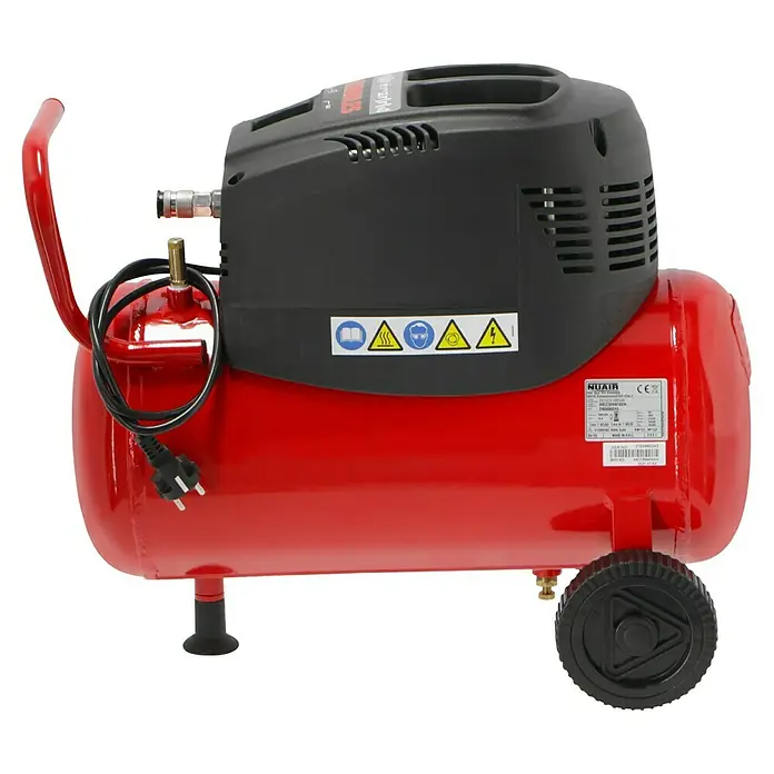 Herkules Compresor 200/10/24 - 1,1 kW, 10 bar, 24 l - Vista de perfil izquierdo