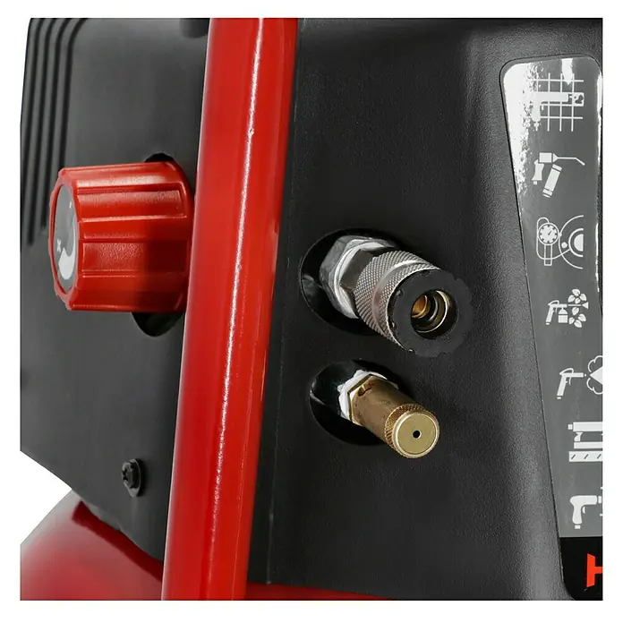 Herkules Set kompresor i pribor Fifty + set dodataka - Snaga motora: 1,5 kW, Tlak: 10 bara, Sadržaj spremnika: 50 l - Detaljan prikaz