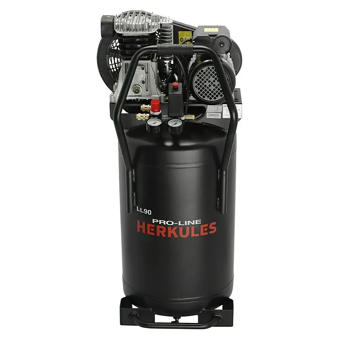 Herkules Pro-Line Kompressor B2800B/3M/90 - 10 bar, 2,2 kW, 90 l - Vorderansicht