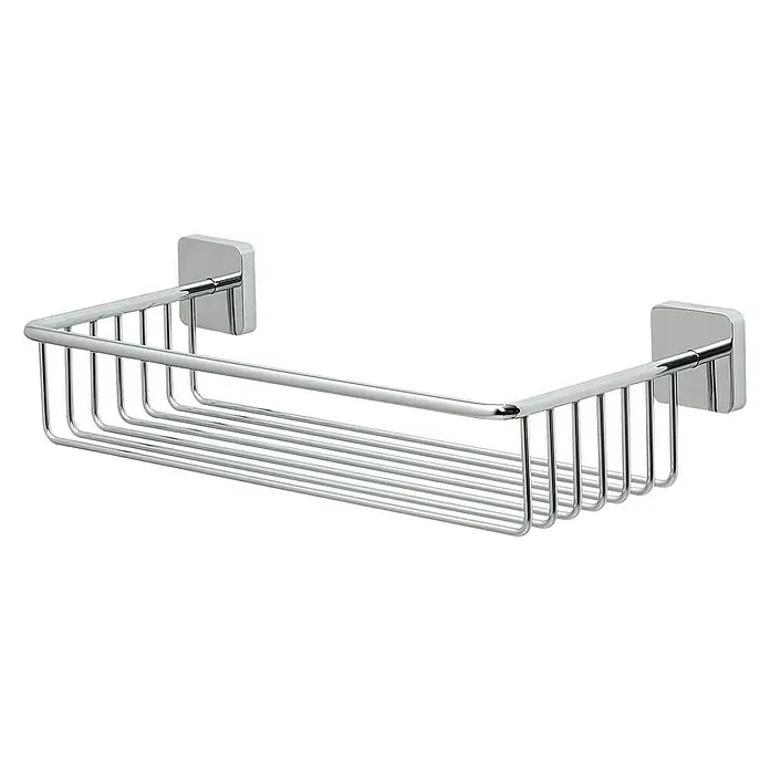 Tiger Onu Douchekorf - 145 x 358 x 84 mm, Chroom - Diagonaal zicht