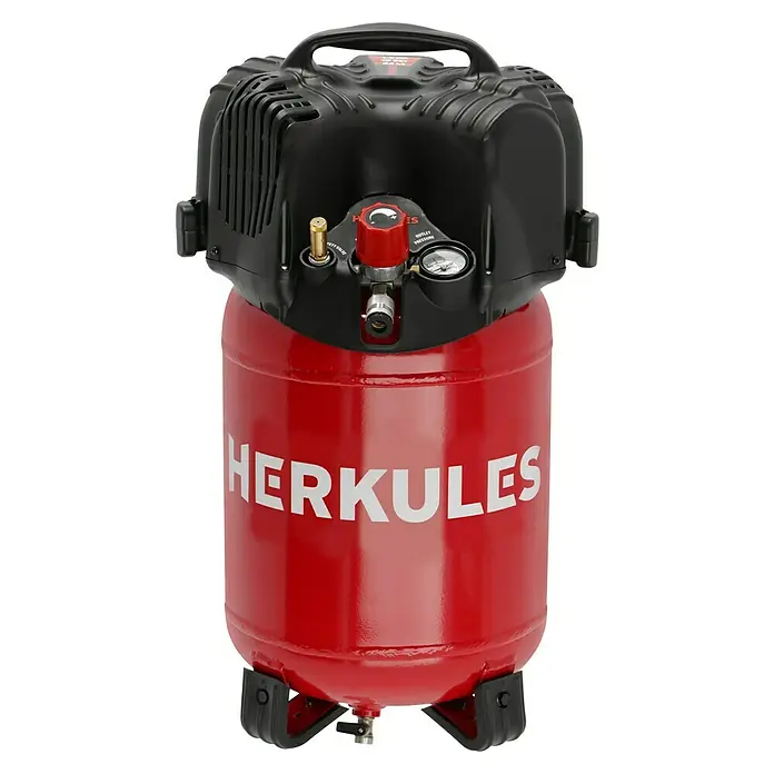 Herkules Kompressor-Set Twenty + Kit - 1,1 kW, 10 bar, 3.400 U/min - Vorderansicht