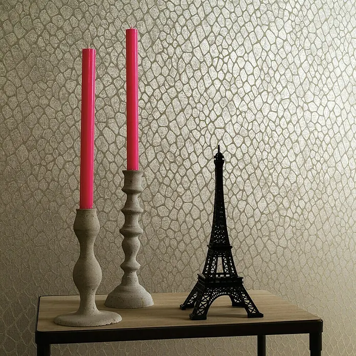 Papel pintado Moderno texturado - Beige, Aspecto animal, 1,05 x 0,53 m