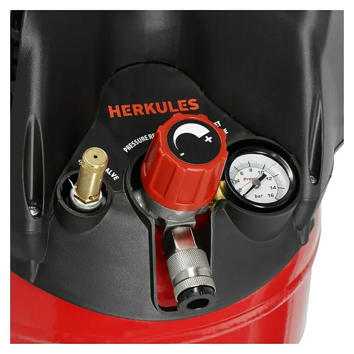 Herkules Kompressor-Set Twenty + Kit - 1,1 kW, 10 bar, 3.400 U/min - Detailaufnahme