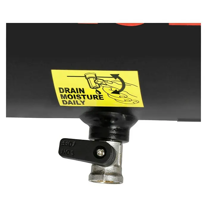 Herkules Pro-Line Flüsterkompressor Siltek+ - 8 bar, 750 W, 6 l - Detailaufnahme
