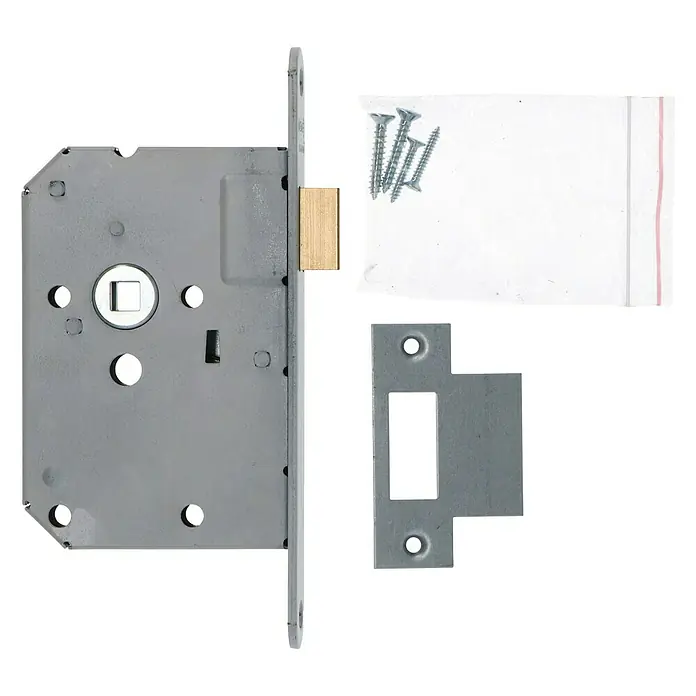 Nemef Insteekslot 1255/2 - Wit, Schroefafstand: 50 mm - Top-down weergave