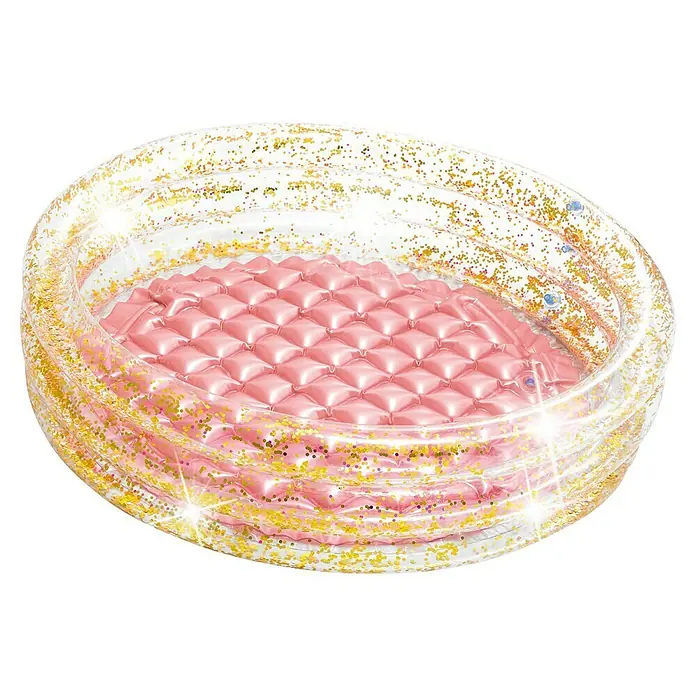 Intex Planschbecken Glitter Mini Pool - L x B: 86 x 25 cm, Rosa - Ansicht von oben