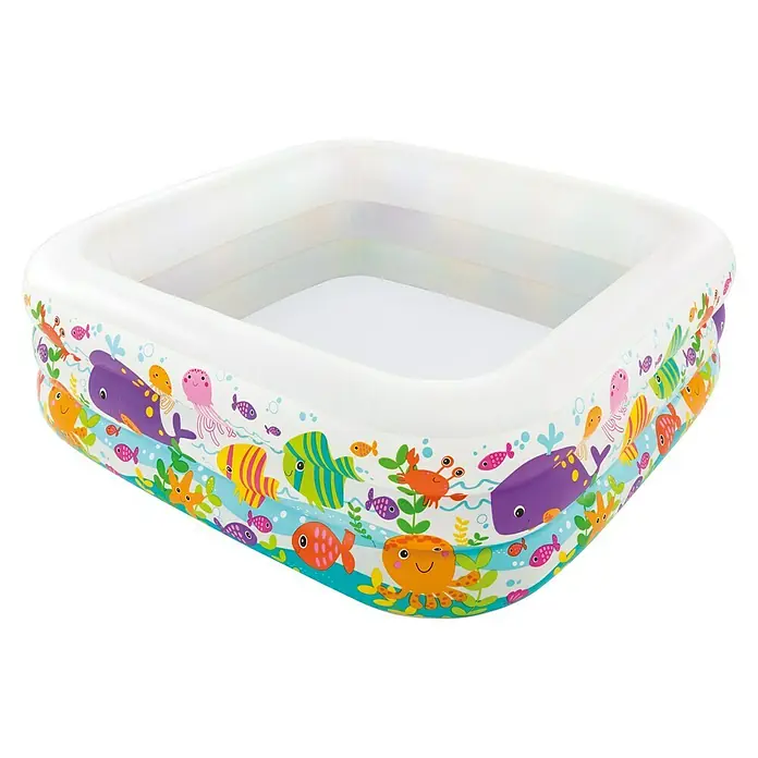 Intex Planschbecken Clearview - 159 x 159 x 50 cm - Diagonale Ansicht