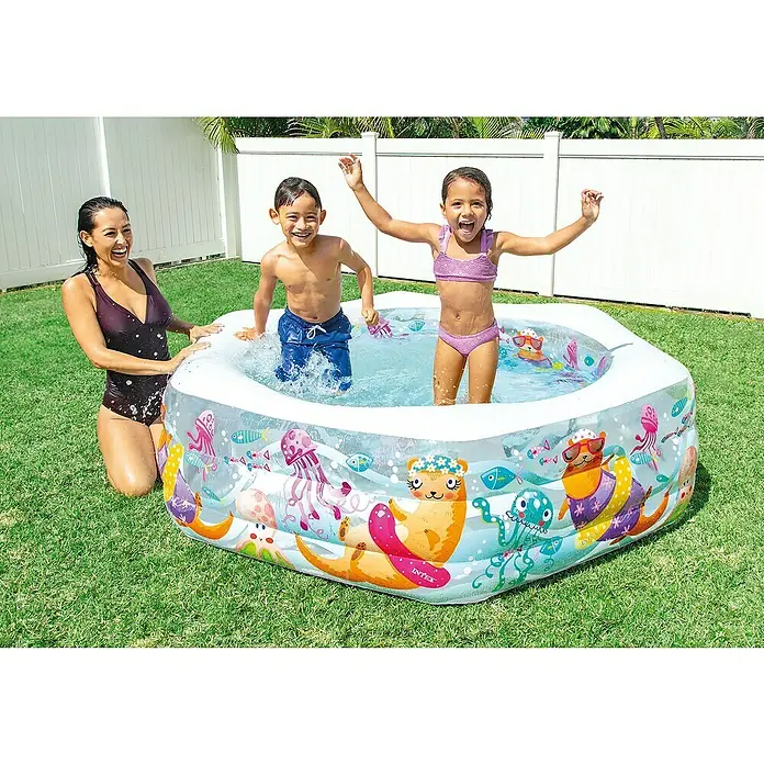 Intex Ozean Reef Planschbecken - 191 x 178 x 61 cm - Anwendungsbeispiel