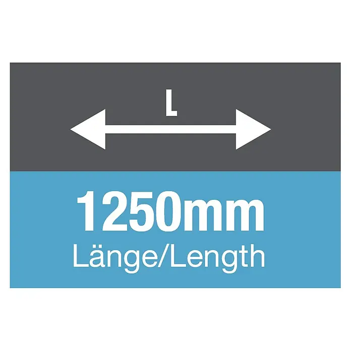 Ritter Leuchten LED-Feuchtraum-Lichtleiste Super Slim - 36 W, Länge: 125 cm, Neutralweiß, IP65 - Informationsansicht
