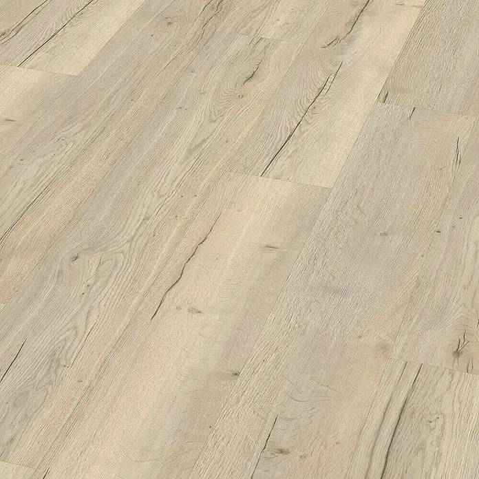 Egger Home Designvloer GreenTec Monfort Wit Eiken - 1.292 x 193 x 7,5 mm, Planken - Close-up