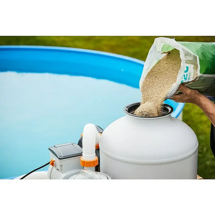 Min2C Aquasil-Filtersand - 0,7 mm - 1,2 mm, 25 kg - Anwendungsbeispiel