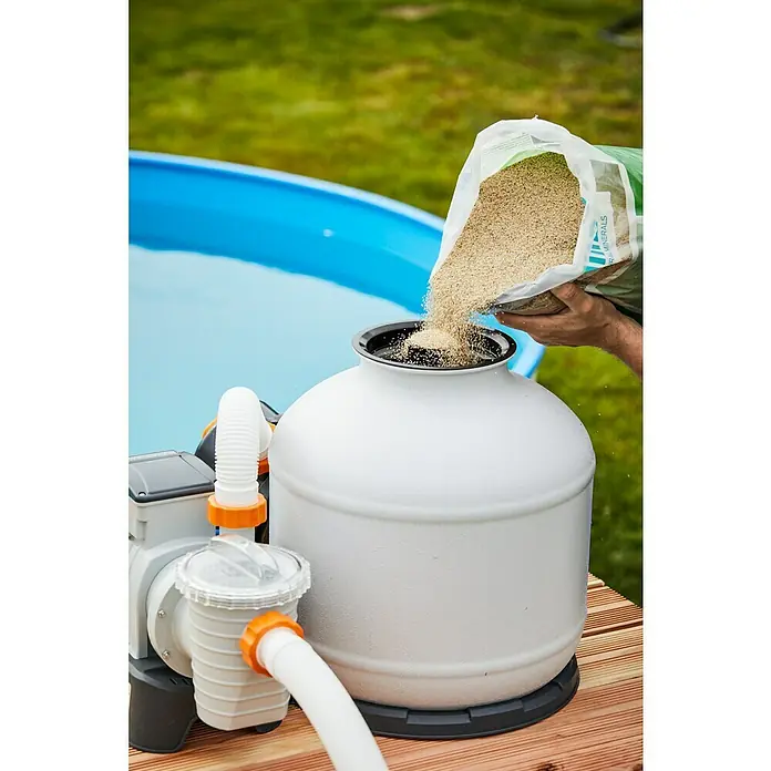 Min2C Aquasil-Filtersand - 0,7 mm - 1,2 mm, 25 kg - Anwendungsbeispiel
