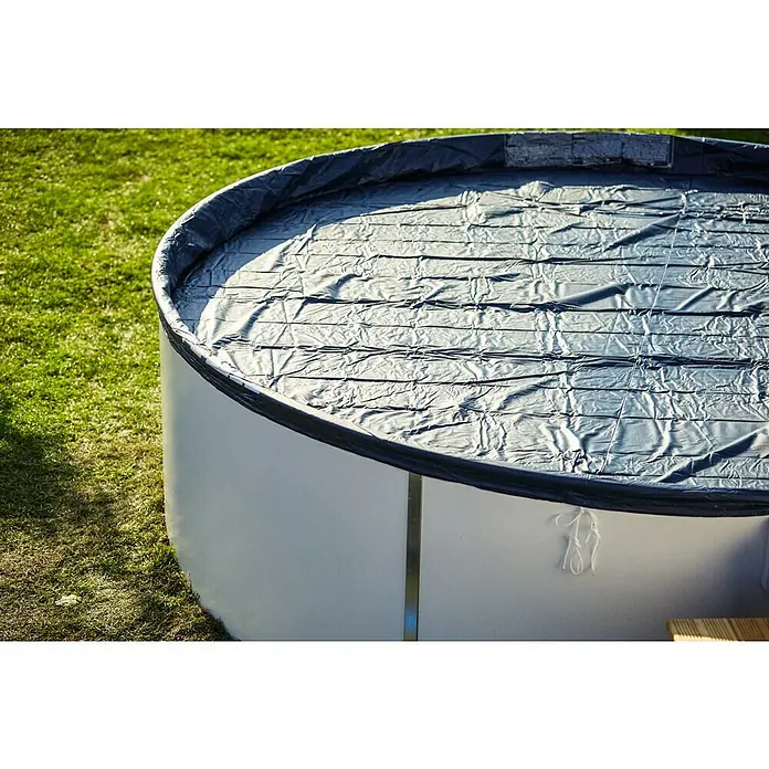 myPool Ganzjahresabdeckplane - Durchmesser: 350 cm - 366 cm, PE-Folie - Stimmungsaufnahme