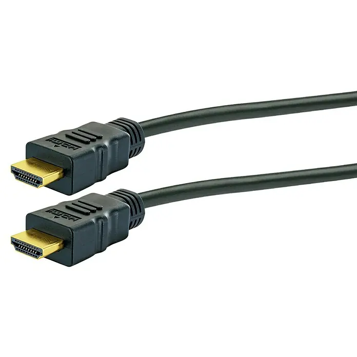 Schwaiger HDMI-kabel high-speed - Zwart, 15 m - Close-up