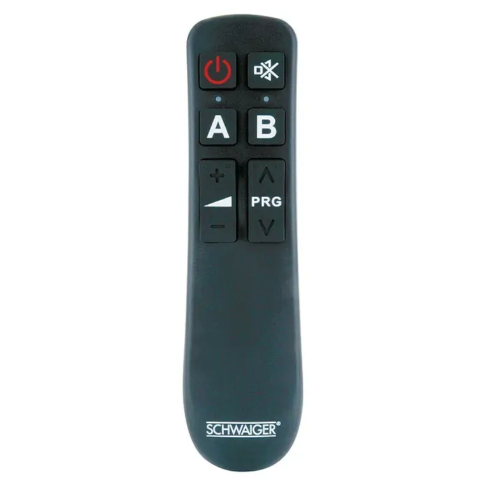 Schwaiger Universele afstandsbediening 2 in 1 - Zwart, 30 x 95 x 235 mm - Vooraanzicht