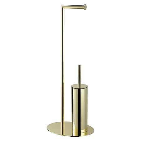 Camargue Aurum Conjunto de escobillero y portarrollos