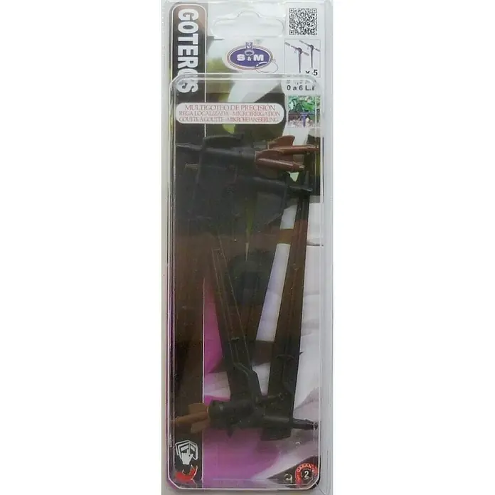 Gotero lineal con estaca - 6 l/h, 5 ud.