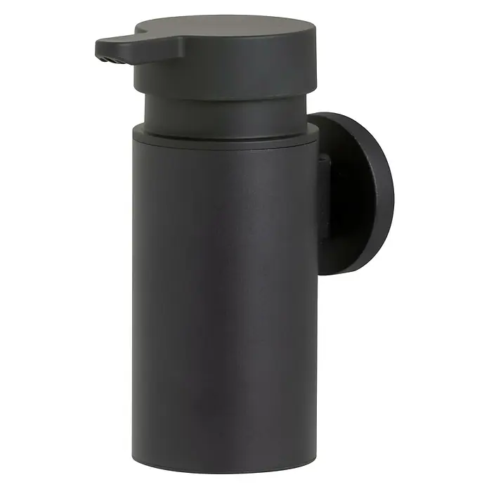 Tiger Noon Zeepdispenser - Zamak, Zwart, 135 ml - Diagonaal zicht