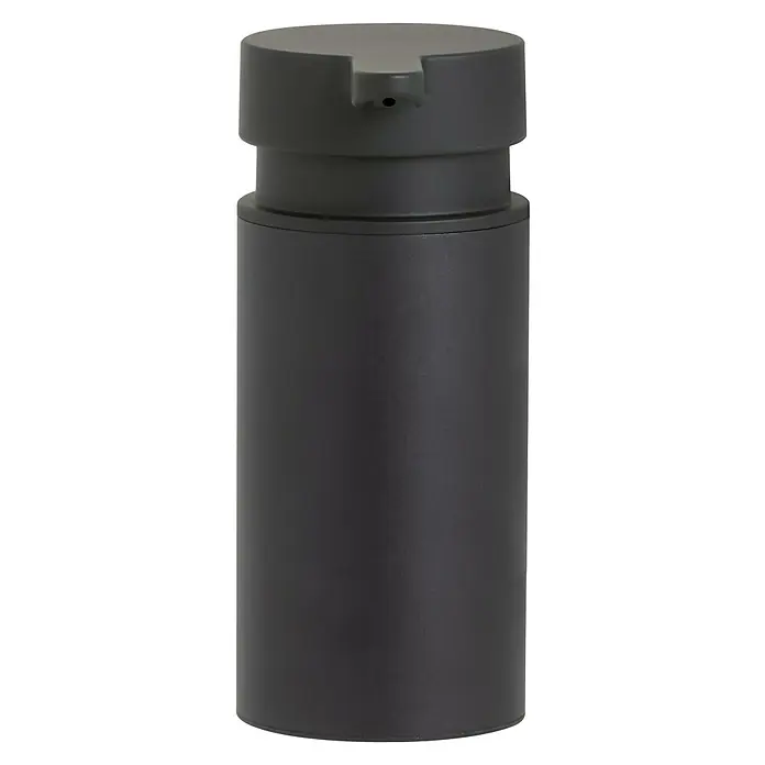 Tiger Noon Zeepdispenser - Zamak, Zwart, 135 ml - Vooraanzicht