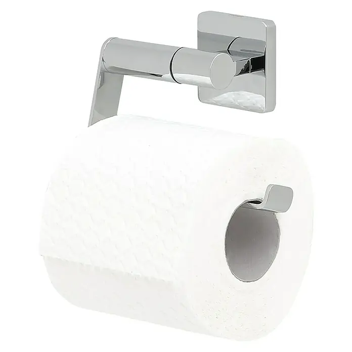 Tiger Dock Toiletrolhouder - Zonder deksel, Chroom - Diagonaal zicht