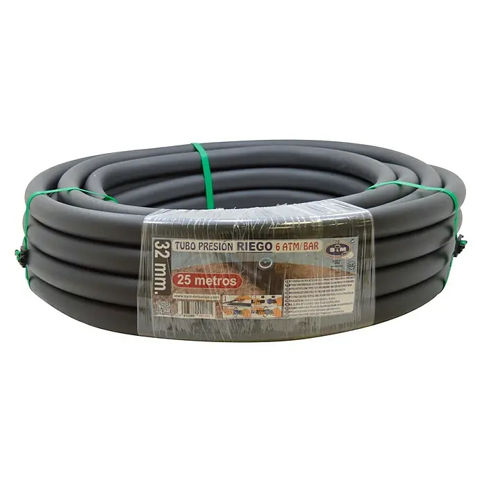 Tubo PE presión riego - Ø x L: 32 mm x 25 m, Polietileno