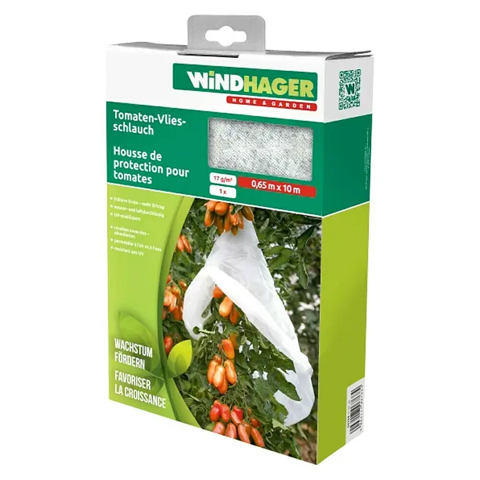 Windhager Tomaten-Vliesschlauch - L x B: 10 m x 65 cm