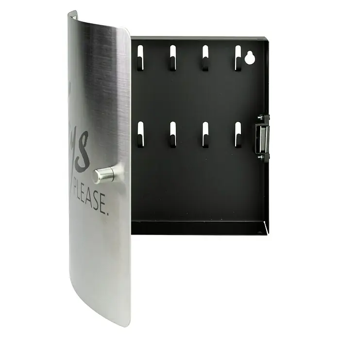 Burg-Wächter Schlüsselkassette Keys Please - L x B x H: 7 x 21 x 24 cm, Anzahl Haken: 10 Stk. - Diagonale Ansicht