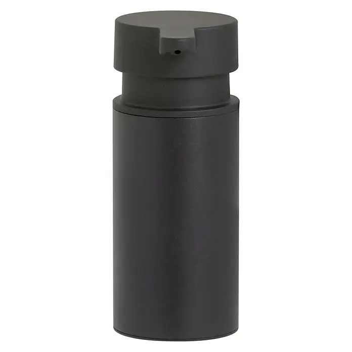 Tiger Noon Zeepdispenser - Zamak, Zwart, 90 ml - Vooraanzicht