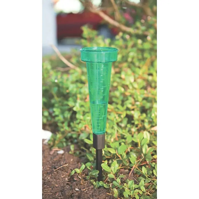 Windhager Regenmesser - Erdspieß, Höhe: 22 cm, Grün, Schwarz