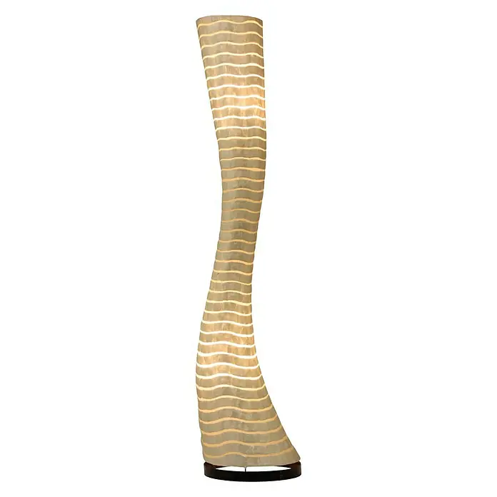 Globo Stehleuchte Bali - Höhe: 150 cm, Beige, E27