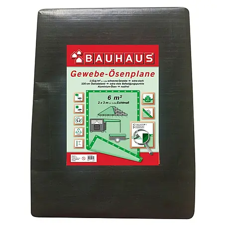 BAUHAUS  Gewebe-Ösenplane