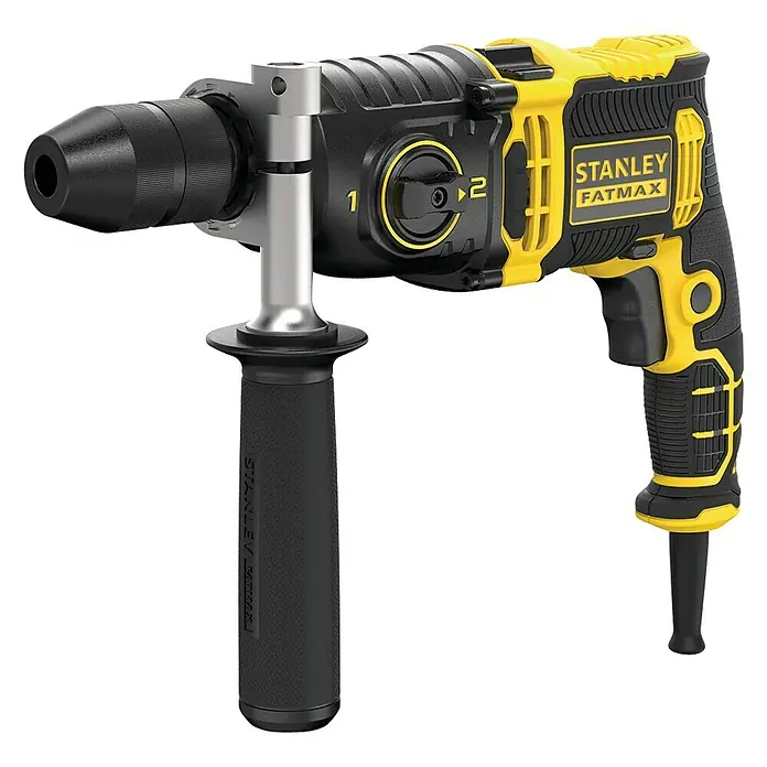 Stanley FatMax Taladro percutor FMEH850K-QS - 850 W, 0 r.p.m. - 3.200 r.p.m.