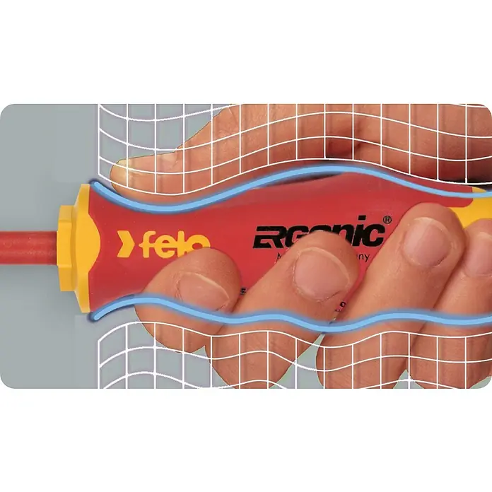 Felo Schraubendreher-Satz ergonic® VDE - 6 -tlg. - Detailaufnahme