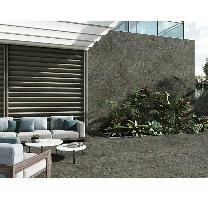 Porculanska pločica Hannover Black - 60 x 60 cm, crne boje - Živopisni prikaz