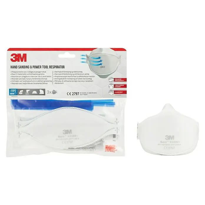 3M Mascarilla - FFP2 NR, 3 - Vista frontal