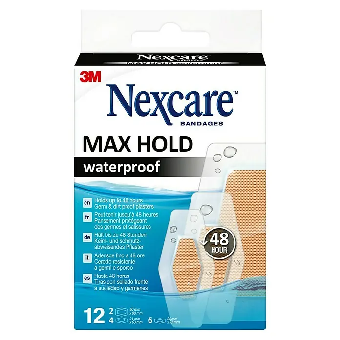 3M Juego de apósitos Max hold - 12 ud. - Vista frontal