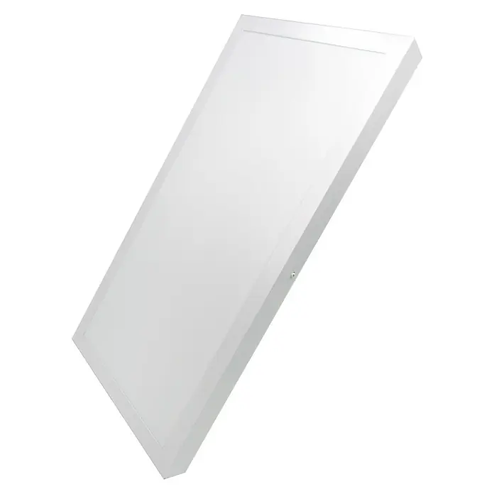 Panel LED Panalight - 30 W, L x An x Al: 30 x 60 x 2,8 cm, Plateado, Blanco - Vista angular
