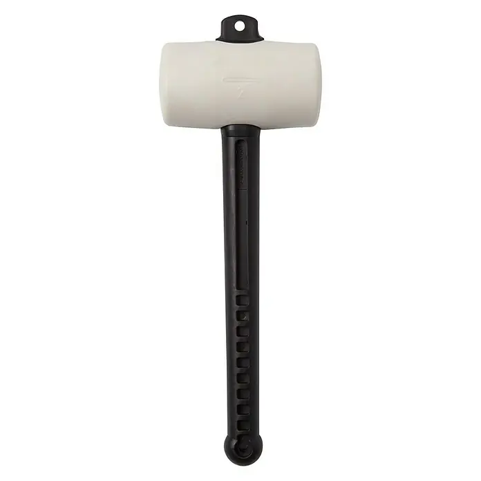 Gummihammer - Kunststoff, Durchmesser Kopf: 55 mm - Vorderansicht