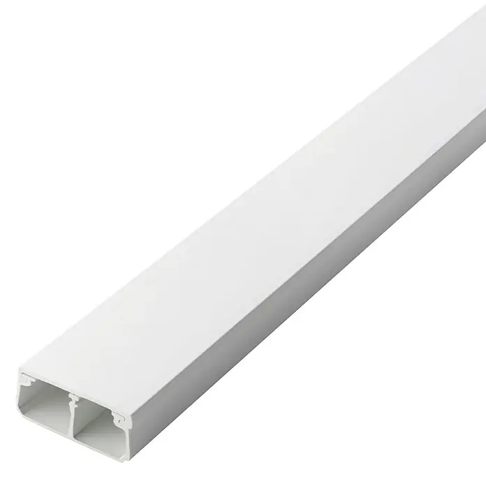 Canaleta para cables - L x An x Al: 200 x 10 x 4 cm, Blanco