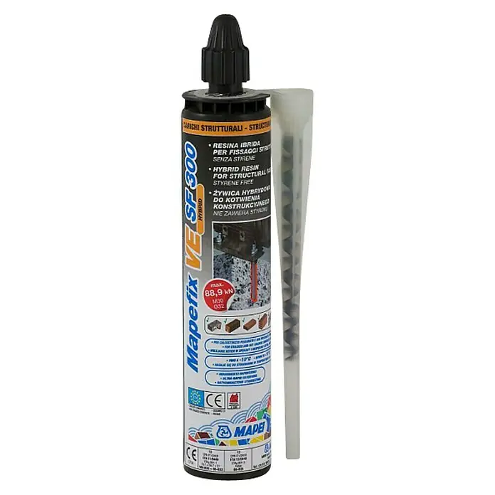 Mapei Silikonsko ljepilo Mapefix VE SF - 300 ml - Pogled sprijeda