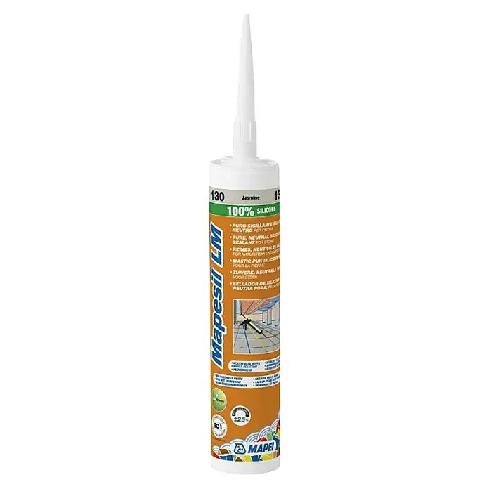 Mapei Masa za brtvljenje Mapesil LM 111 - Srebrno siva, 310 ml - Pogled sprijeda