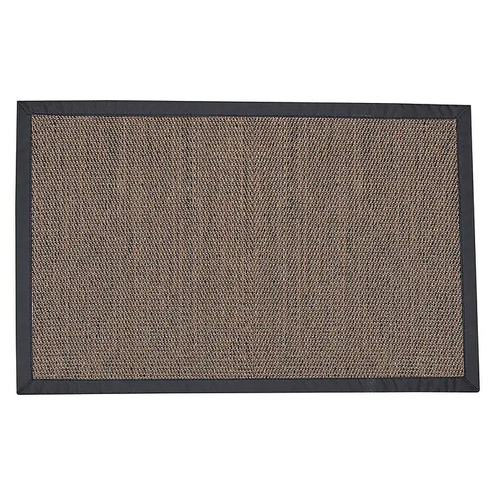 Alfombra Living - Marrón, 90 x 60 cm, 70% PVC y 30% PES