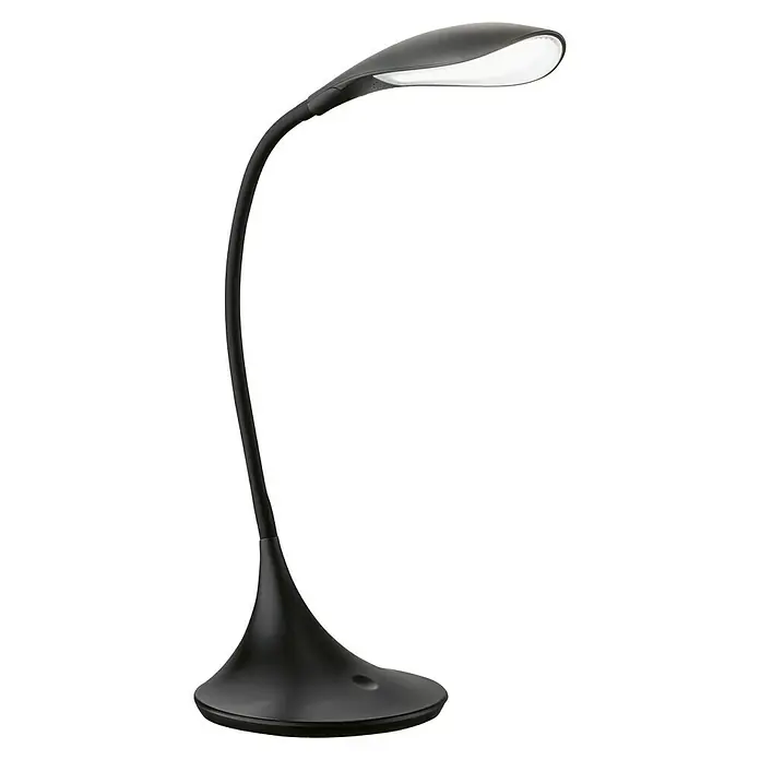 Honsel Leuchten Tischleuchte Nil - 4,5 W, L x B x H: 40 x 17 x 37,5 cm, Schwarz - Diagonale Ansicht