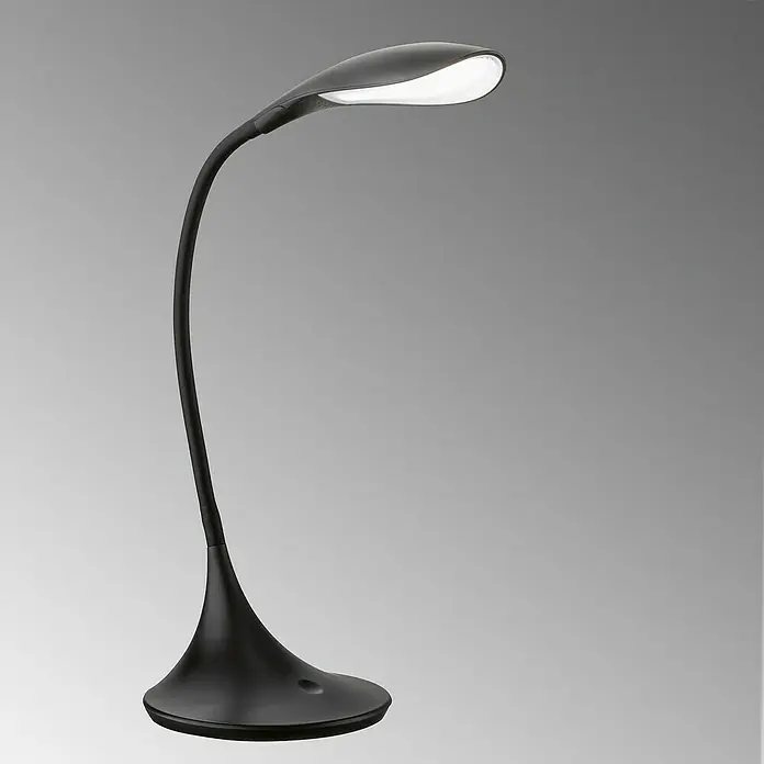 Honsel Leuchten Tischleuchte Nil - 4,5 W, L x B x H: 40 x 17 x 37,5 cm, Schwarz - Stimmungsaufnahme
