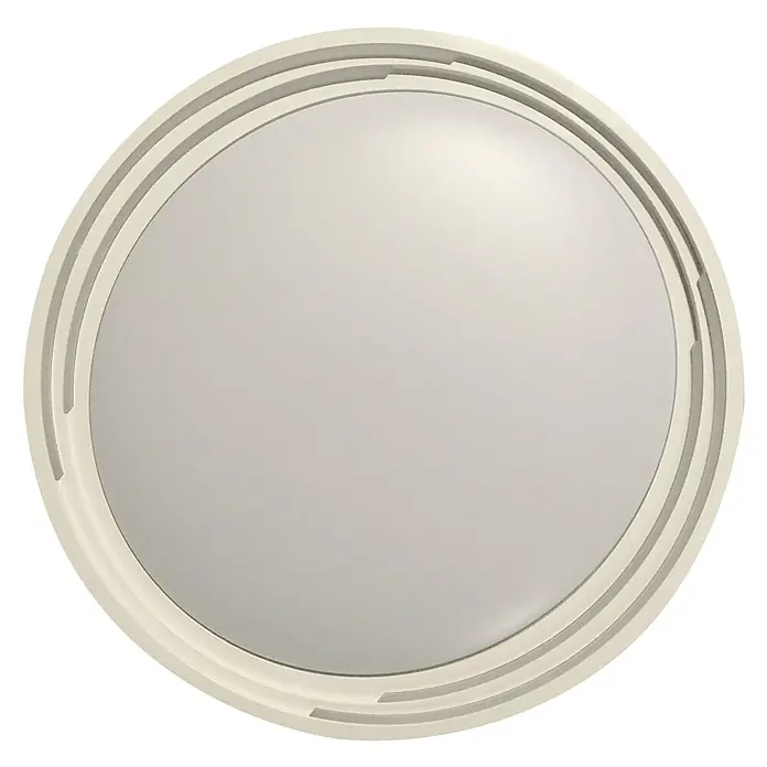 Honsel Leuchten Deckenleuchte rund Dua - 22 W, Ø x H: 430 mm x 7,5 cm, Weiß - Vorderansicht