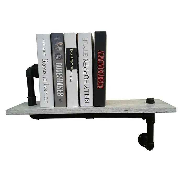 BHP Bücherregal Pipe - L x B x H: 40 x 60 x 20 cm, 1 Ablage - Vorderansicht