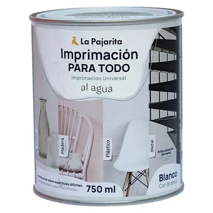 La Pajarita Imprimación Multisuper - Blanco, 750 ml - Vista frontal