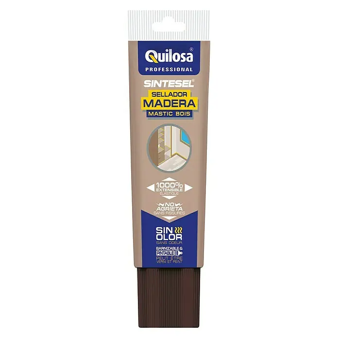 Quilosa Sellador para madera Sintesel - Gris claro, 125 ml - Vista frontal